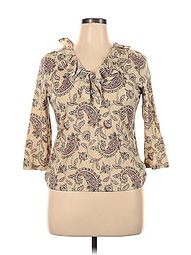 Chaps 3/4 Sleeve Blouse (view 1)