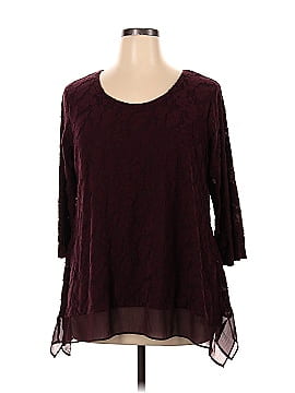 Simply Vera Vera Wang Long Sleeve Top (view 1)