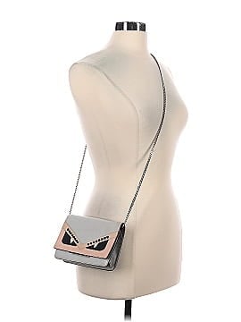 Fendi Monster Wallet On Chain Leather Crossbody Bag (view 2)
