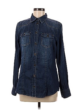 CAbi Long Sleeve Button-Down Shirt (view 1)