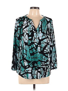 Dana Buchman Long Sleeve Blouse (view 1)