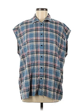 IRO Jeans Short Sleeve Button-Down Shirt (view 1)