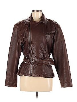 Lizwear by Liz Claiborne Leather Jacket (view 1)