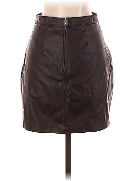 Abercrombie & Fitch Faux Leather Skirt (view 2)