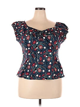 Collectif X Modcloth Short Sleeve Blouse (view 1)