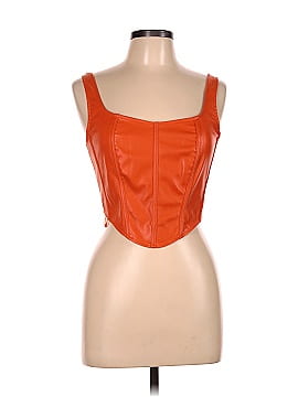 Sincerely Jules Faux Leather Top (view 1)
