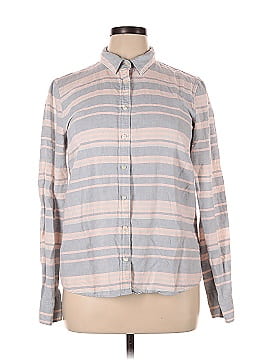 J.Crew Factory Store Long Sleeve Button-Down Shirt (view 1)