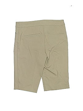 So Slimming by Chico's Khaki Shorts (view 2)