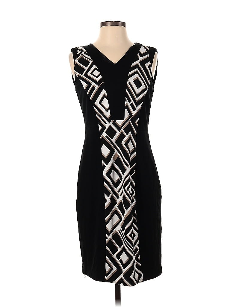 Pre-owned Black Label By Chico's Cocktail Dress In Black