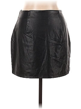 Shein Leather Skirt (view 2)