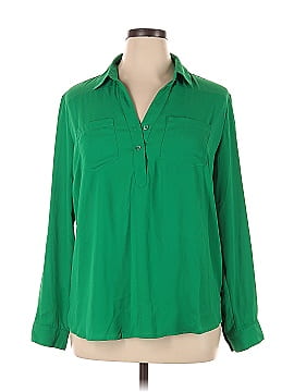 New York & Company Long Sleeve Blouse (view 1)