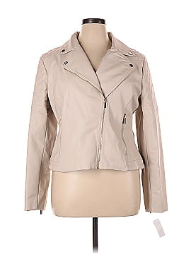 New York & Company Faux Leather Jacket (view 1)