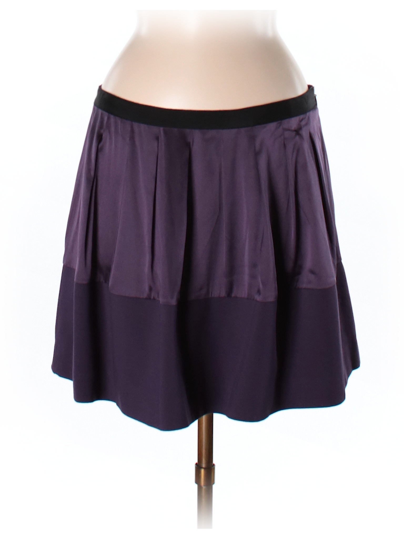 Theory Color Block Dark Purple Casual Skirt Size 8 - 76% off | thredUP