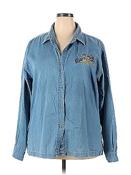 Lulu Graphily Long Sleeve Button-Down Shirt (view 1)