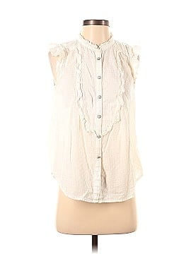 Feather Bone by Anthropologie Short Sleeve Blouse (view 1)