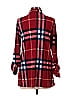 Meritt Plaid Burgundy Long Sleeve Button-Down Shirt Size S - photo 2
