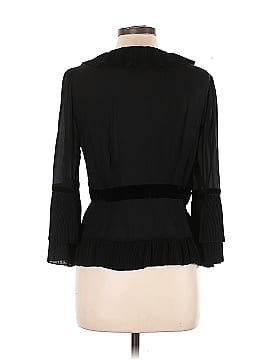 Nanette Lepore Long Sleeve Silk Top (view 2)