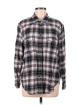 American Eagle Outfitters Long Sleeve Button-Down Shirt (view 1)