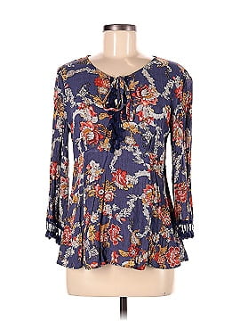 Miss Me 3/4 Sleeve Blouse (view 1)