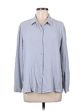 Eileen Fisher Long Sleeve Silk Top (view 1)