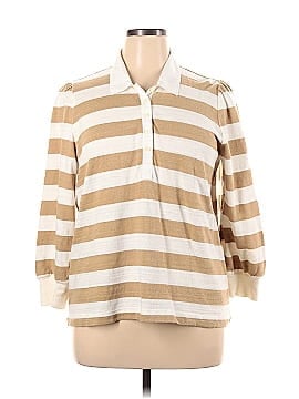 Ann Taylor LOFT Long Sleeve Polo (view 1)