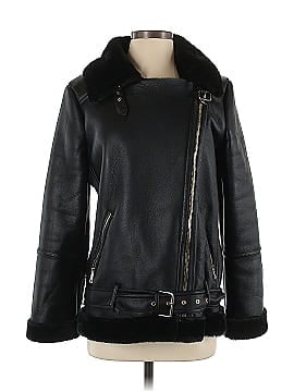 Adrienne Vittadini Faux Leather Jacket (view 1)