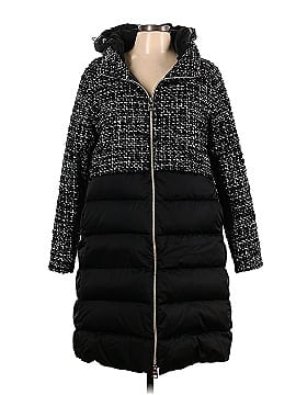 Herno Mixed Tweed & Down Puffer Coat (view 1)