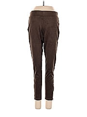 Olivaceous Leather Pants