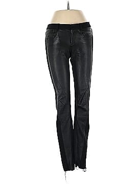 Helmut Lang Leather Pants (view 1)