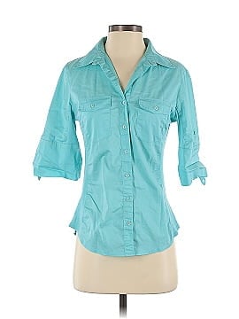 Signature by Larry Levine Short Sleeve Button-Down Shirt (view 1)