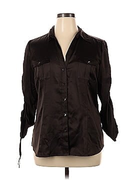 Ann Taylor Factory Long Sleeve Blouse (view 1)