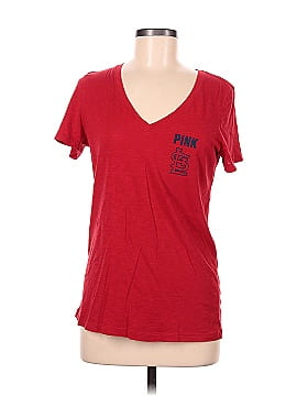 Victoria's Secret Pink with Fifth & Ocean Short Sleeve T-Shirt (view 1)