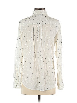 Rails Long Sleeve Silk Top (view 2)