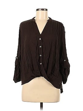 Karen Kane Long Sleeve Blouse (view 1)