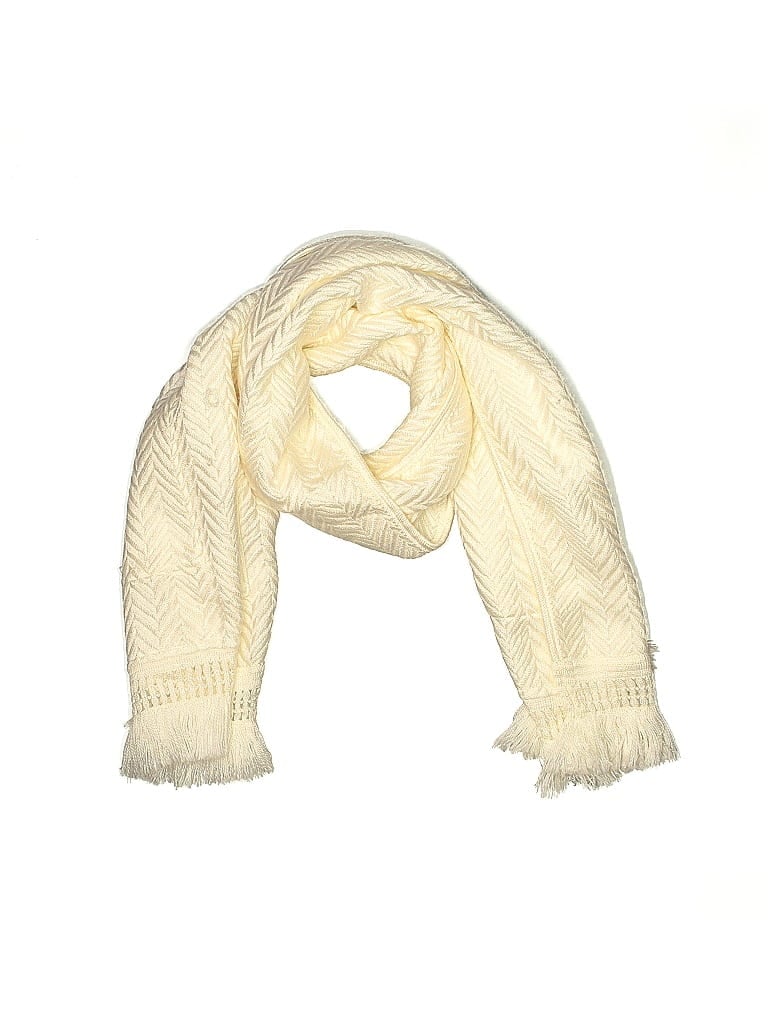 Pre-owned Assorted Brands Scarf In White