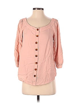 Maeve by Anthropologie 3/4 Sleeve Button-Down Shirt (view 1)