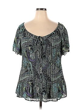 Signature by Larry Levine Short Sleeve Blouse (view 1)