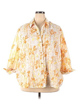 Blair 3/4 Sleeve Button-Down Shirt (view 1)