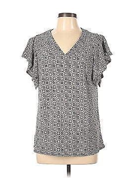 Roz & Ali Short Sleeve Blouse (view 1)