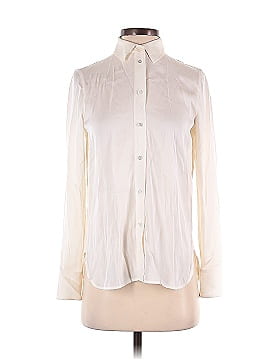 Vince. Long Sleeve Silk Top (view 1)