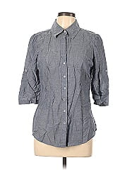 Ann Taylor Loft Outlet 3/4 Sleeve Button Down Shirt