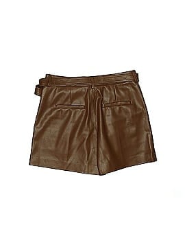 Rebecca Taylor Faux Leather Shorts (view 2)