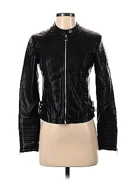 Clothink Faux Leather Jacket (view 1)