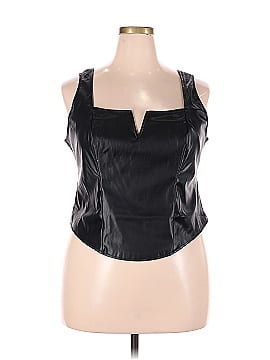 Torrid Faux Leather Top (view 1)