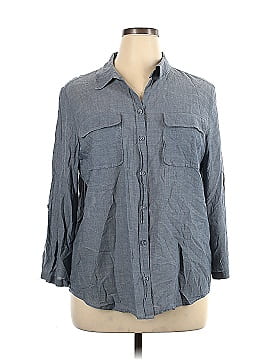 Ann Taylor LOFT Outlet Long Sleeve Button-Down Shirt (view 1)