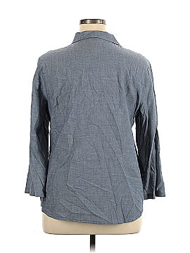 Ann Taylor LOFT Outlet Long Sleeve Button-Down Shirt (view 2)