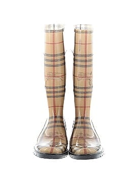 Burberry Haymarket Rain Boots (view 2)