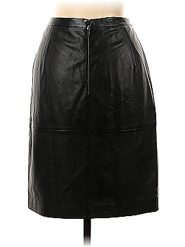 Halogen Faux Leather Skirt (view 2)