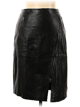 Halogen Faux Leather Skirt (view 1)