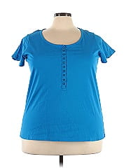 Woman Within Short Sleeve Henley